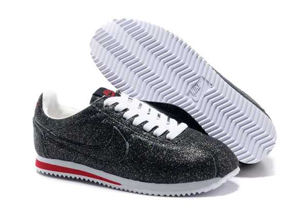 Nike Cortez 2013 Chaussures Femme Cheap Nike Cortez Bleu 2013 Weave Black